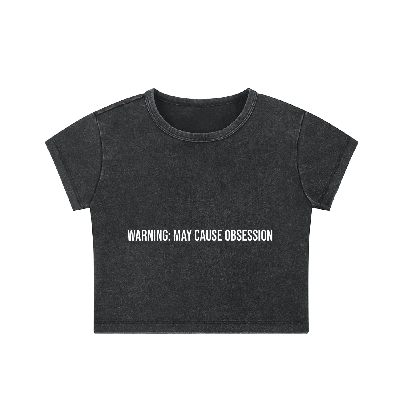 WARNING, MAY CAUSE OBESSESION  -Snow Washed Crop Top