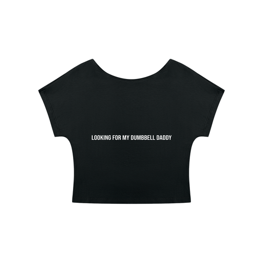 LOOKING FOR MY DUMBELL DADDY -Women's Open-Back T-Shirt