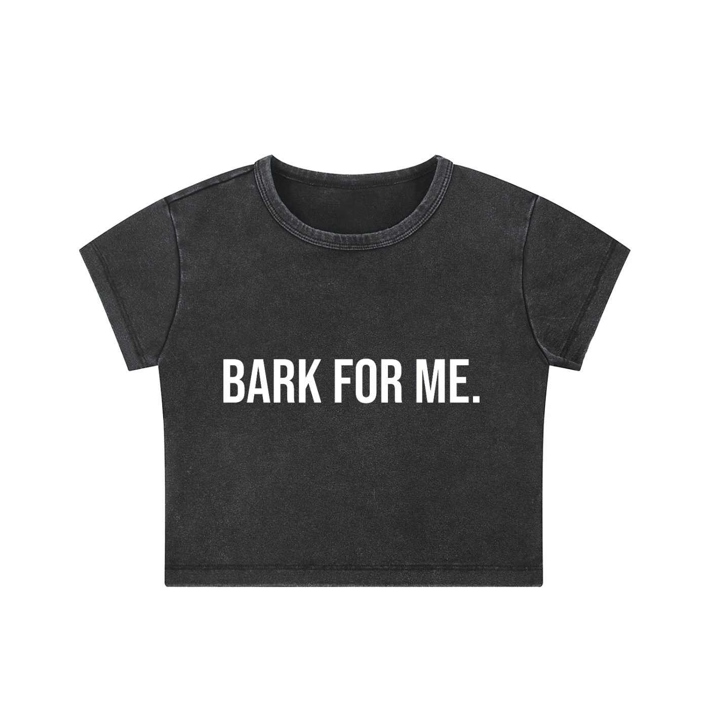 BARK FOR ME. Crop Top