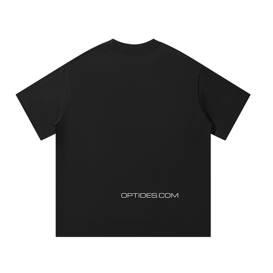 EVOLVE OR STAY AVERAGE - Unisex Oversized T-Shirt
