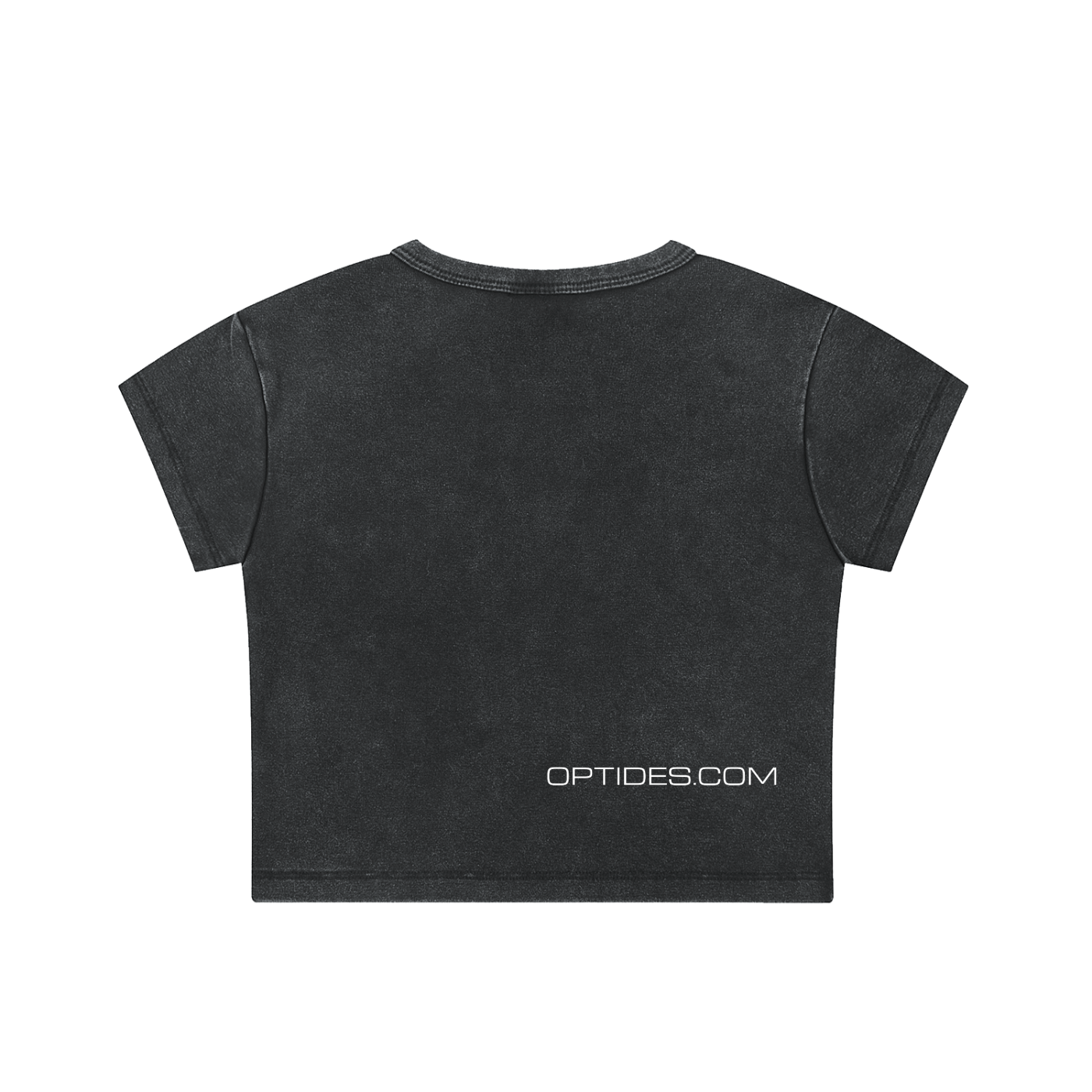 EXPENSIVE HABITS, ELITE RESULTS -Snow Washed Crop Top